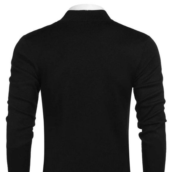 Black Mens Sweater - Picture 3 of 6